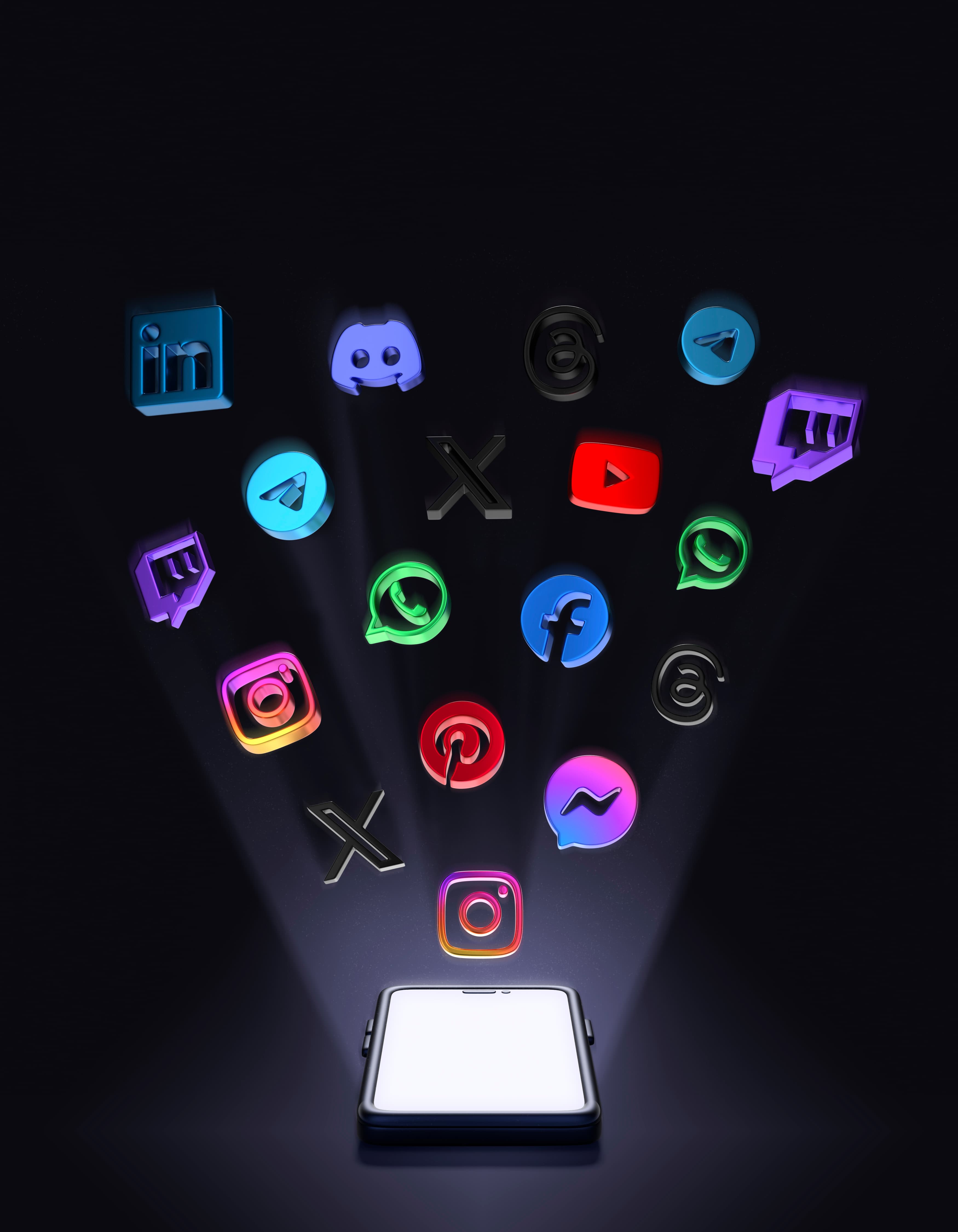 social media logos